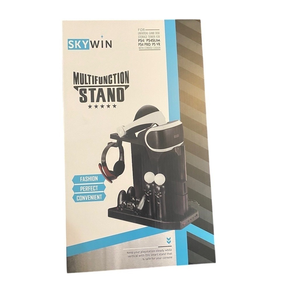 Skywin Multifunction Stand for Sony PS4 Slim Pro & PS VR Cooling‎